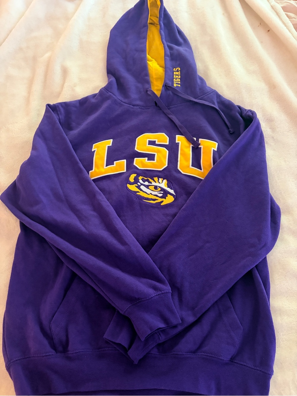 Colosseum Purple and Gold LSU Hoodie